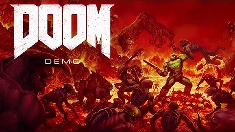 Doom 4 / 2016 (Playstation 4) demo playthrough on ultra violent