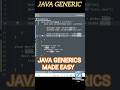 Java Generics Made Easy! 🔥 Box T Example in 30 Seconds #coding #learnwithrehan #programminglanguage