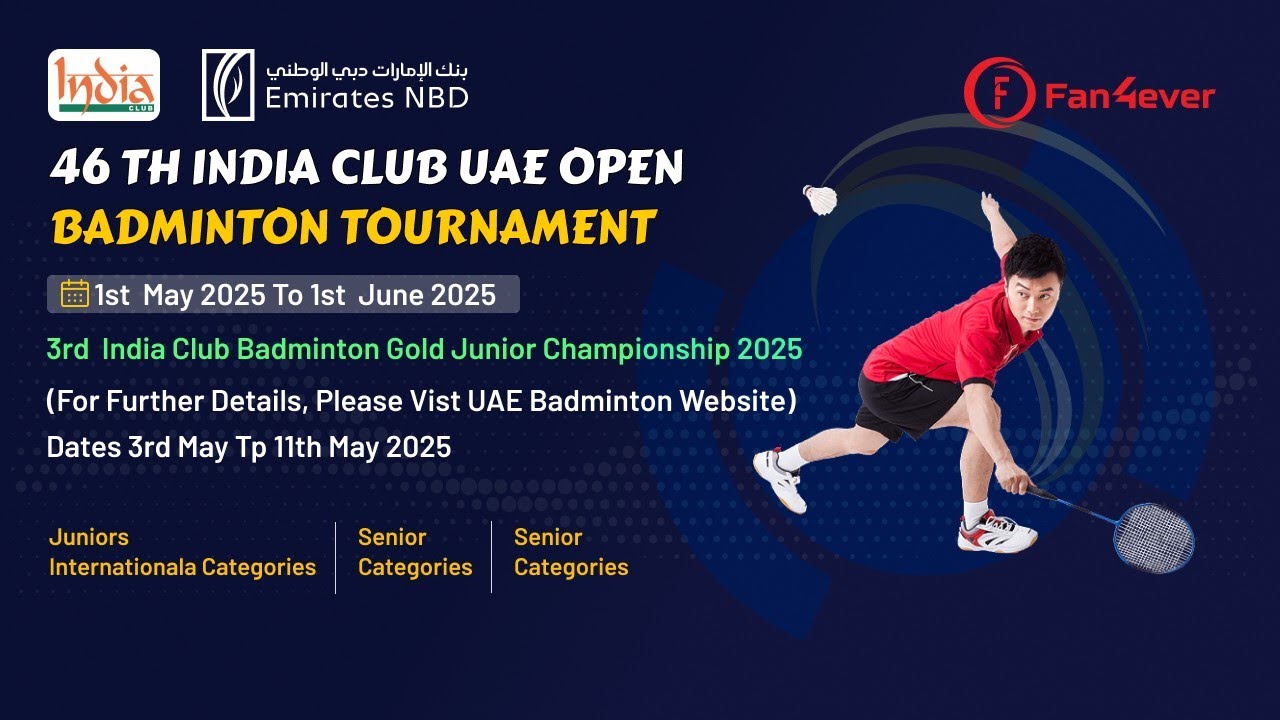 46th India Club UAE Open Badminton Tournament - GS U13 (Quarterfinals)