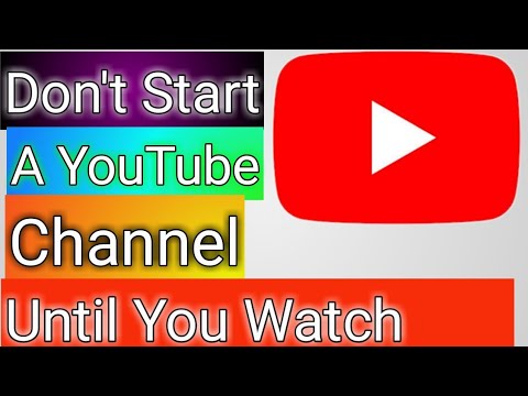 Don't start YouTube channel before watching this video||YouTube channel ...