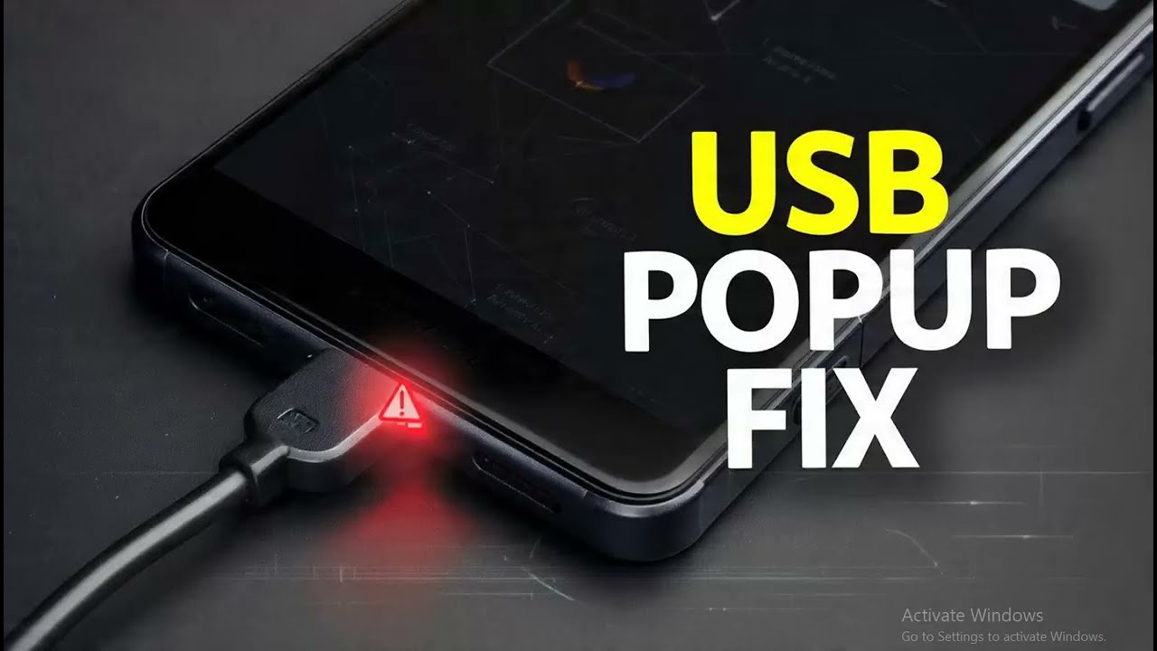 How to fix  USB connection popup not appearing  on Pixel 10