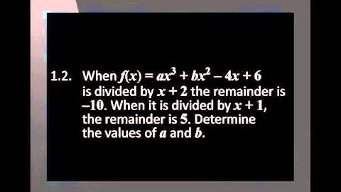 Polynomial Functions Task Video