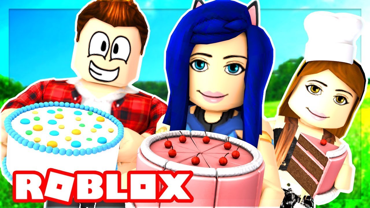 The Youtuber Funny Cake Playing Roblox