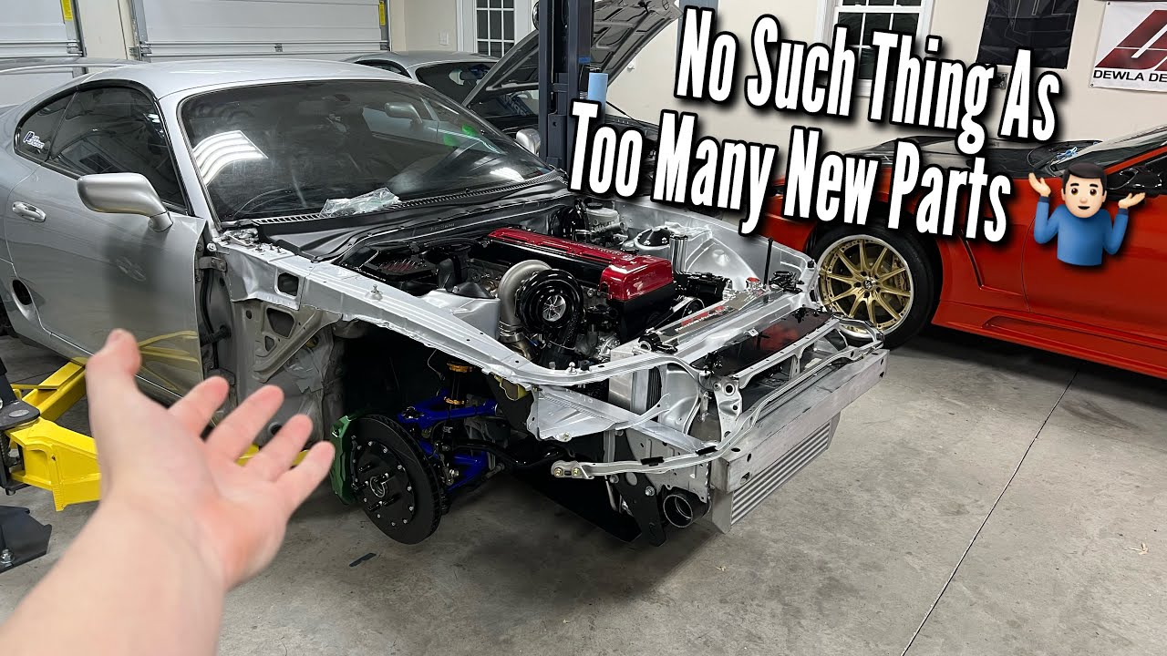 PHR Radiator with 20AN fittings, Pulley cover & P2M clamps - YouTube