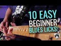 10 of the easiest beginner blues licks  and why they work