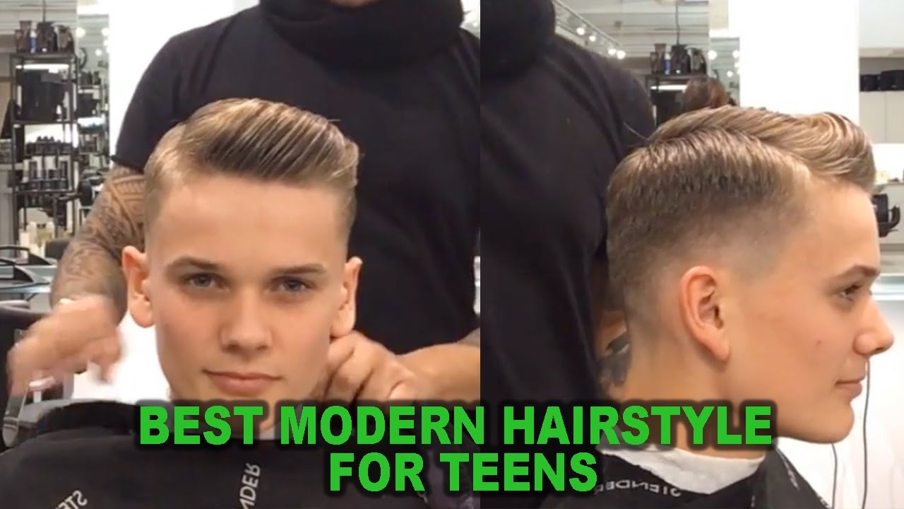 Best Modern Hairstyle for teens 2017 | Taper Fade | Popular Hairstyle For  Guys - YouTube