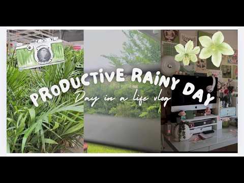 🧸ྀི Cozy Rainy day Vlog 🪽𝄞⨾𓍢ִ໋ | Realistic, Fun, Productive, & Motivation