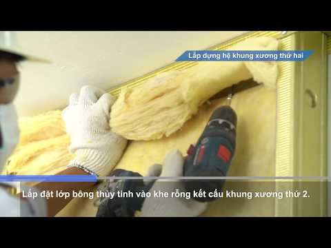 Video [HDTC] Tường thạch cao dùng các hệ khung đôi có lõi... - youtube