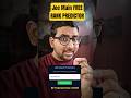 Jee Main 2026 Free Rank Predictor Tool | Jee Main Marks vs Percentile vs Rank | Jee Result #jee #iit