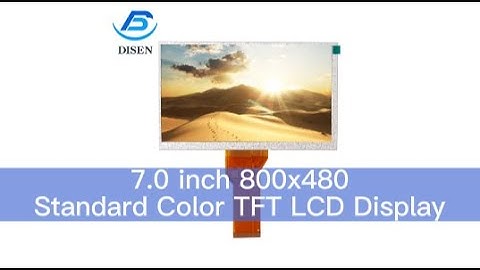 DISEN - 7.0inch 800x480 Standard Color TFT LCD Display