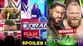 Roman Reigns VS Brock Lesnar CROWN JEWEL 2021 WINNER , WWE Draft 2021 SPOILER, Keith Lee NEW LOOK