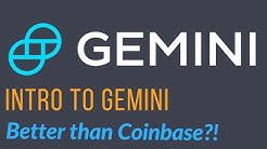 Intro to Gemini - Low fees and great alternative to Coinbase!