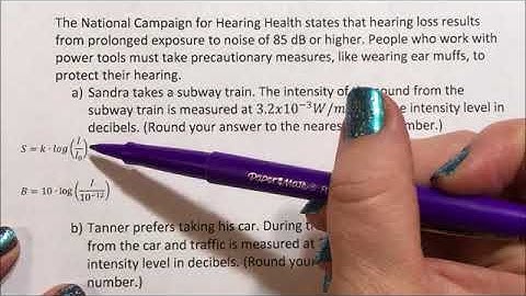 Logarithmic Application - Decibel