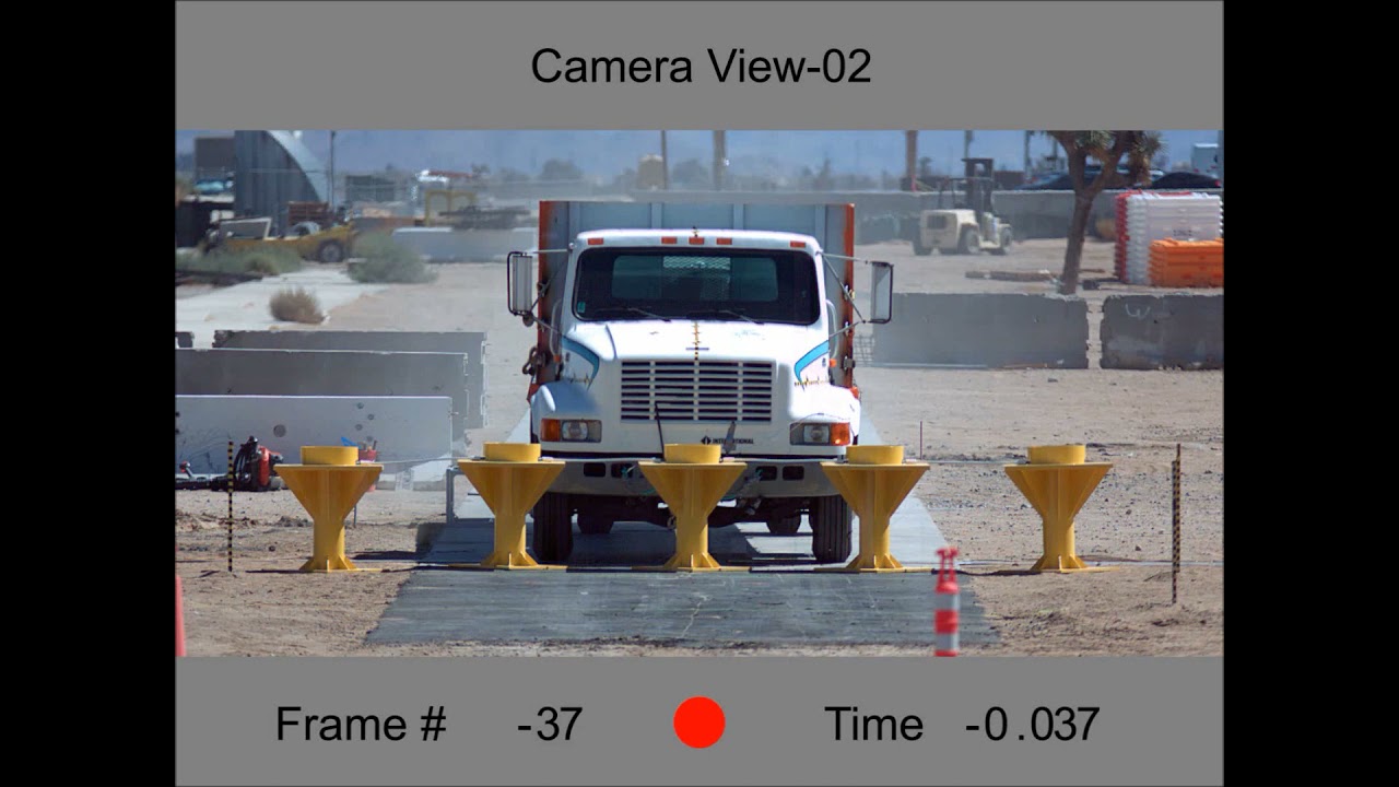 Testing Crash Rated Portable Bollard Systems Against Vehicle Attacks