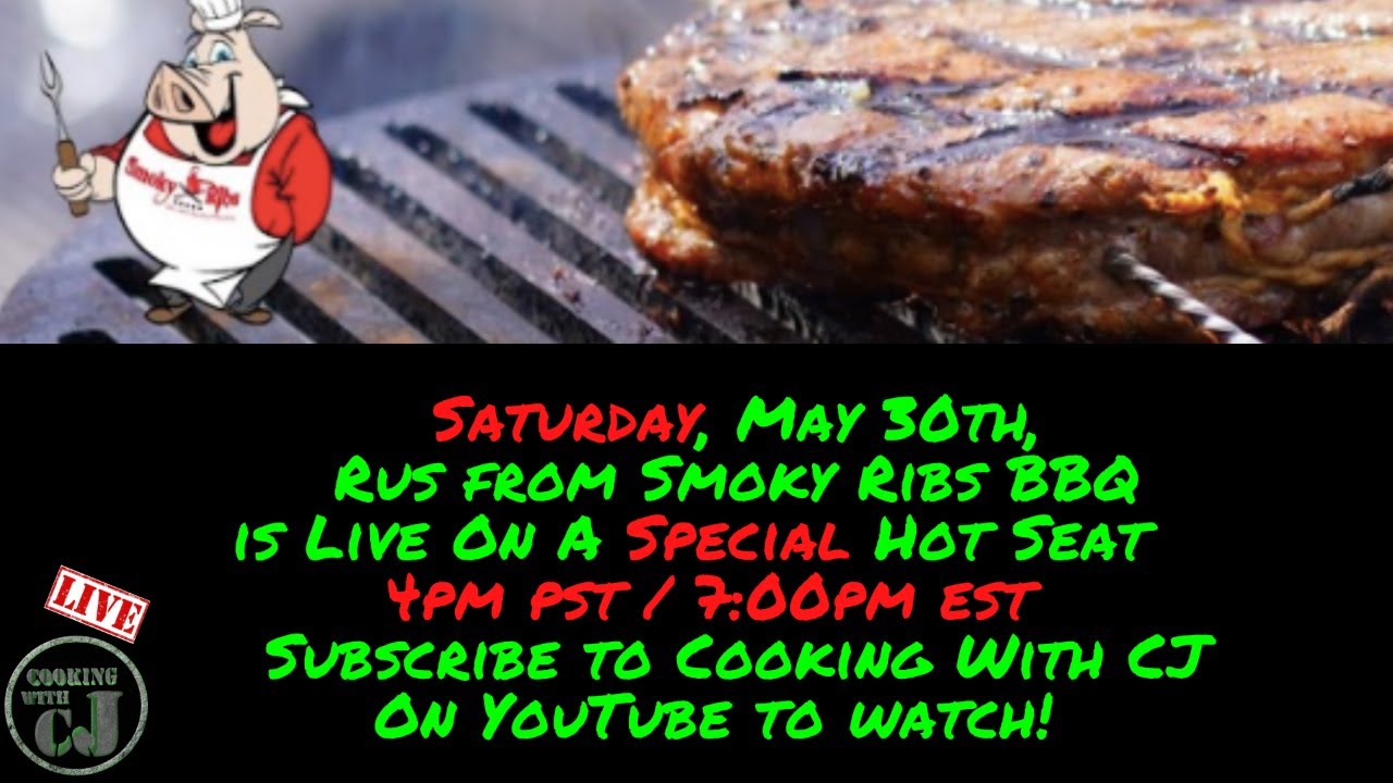 Rus from Smoky Ribs BBQ is Live on a Special Saturday Hot Seat! YouTube