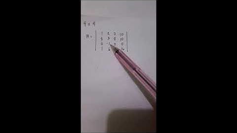 3/14 Matrices, Determinants and Numerical Methods