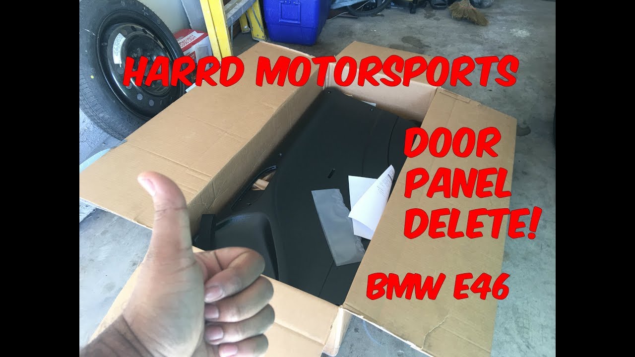BMW E46 Door Panel Delete! YouTube