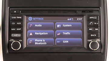 2015 NISSAN Versa Sedan - Control Panel and Touch Screen Overview (if so equipped)