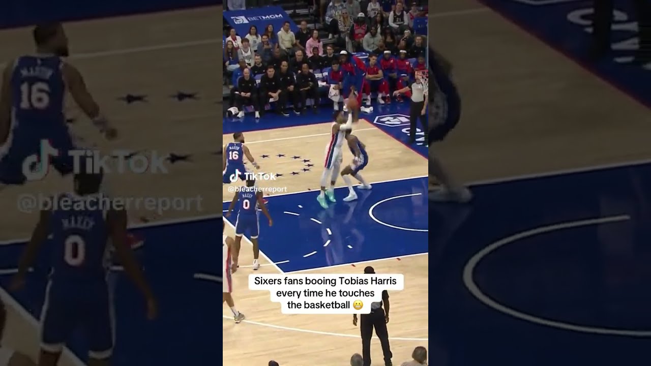 Sixers Fans Booing Tobias Harris Every Time He Touches The Ball Nba Tobiasharris