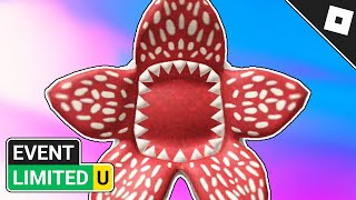 [LIMITED EVENT] How to get the STRANGER THINGS DEMOGORGON PLUSHIE HEAD in NETFLIX NEXTWORLD | Roblox