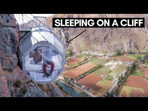 SKYLODGE ADVENTURE SUITES, PERU 🇵🇪 SLEEPING ON THE SIDE OF A CLIFF IN A CAPSULE HOTEL