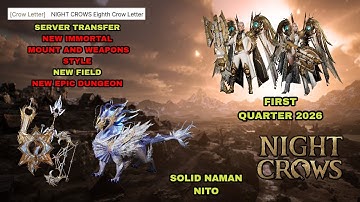 NIGHTCROWS -EIGHT CROW LETTER , SERVER TRANSFER NA!