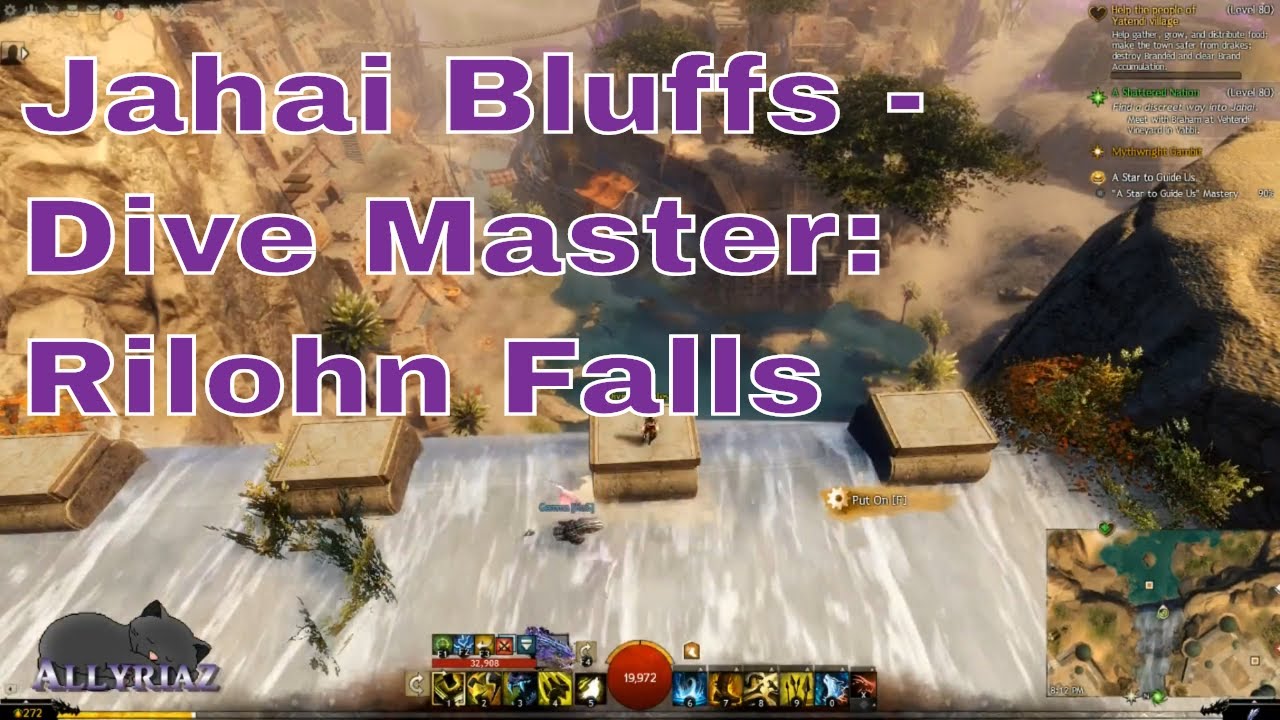 Guild Wars 2 - Jahai Bluffs Dive Master: Rilohn Falls
