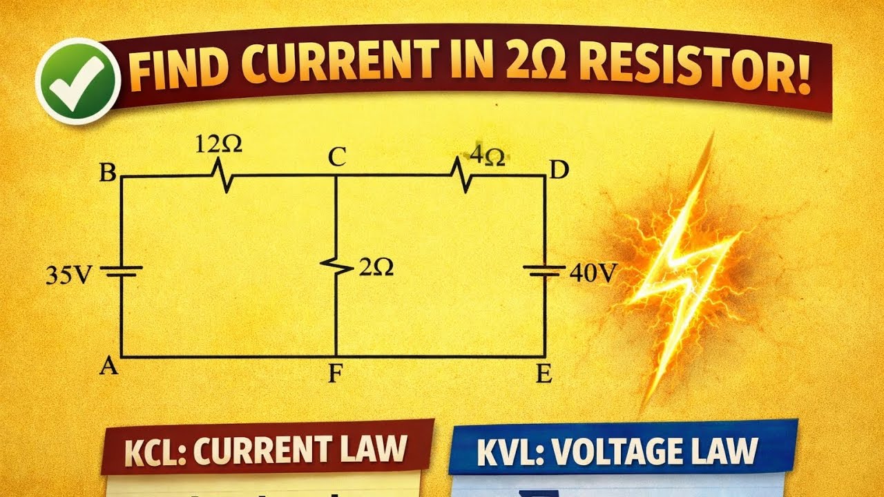 For the circuit shown in figure (i) find the current in 2Ω register ...
