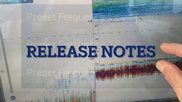 Historial de software (TZT3). Release notes. Furuno.