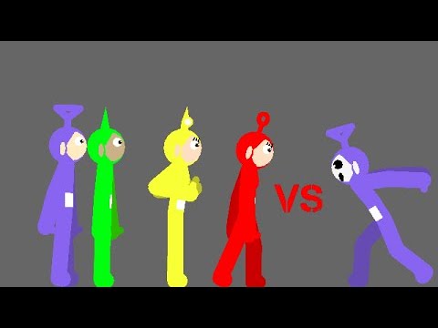 tinky winky evil vs tinky winky dipsy laa laa po normal (stick nodes)