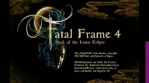 Fatal Frame 4 Mask of the Lunar Eclipse Part 7