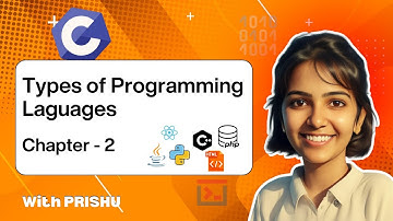 2. Types of Programming Languages👨‍💻 | Complete C language course | Happy Coding with PRISHU