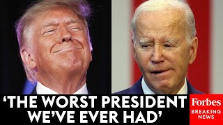 'He's Incompetent': Trump Doesn't Hold Back In Criticism Of President Biden