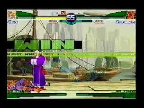 SFA3- Gen vs Dhalsim (A-ISM) (2007.02.10)ビートラ大会 VERvsザボン
