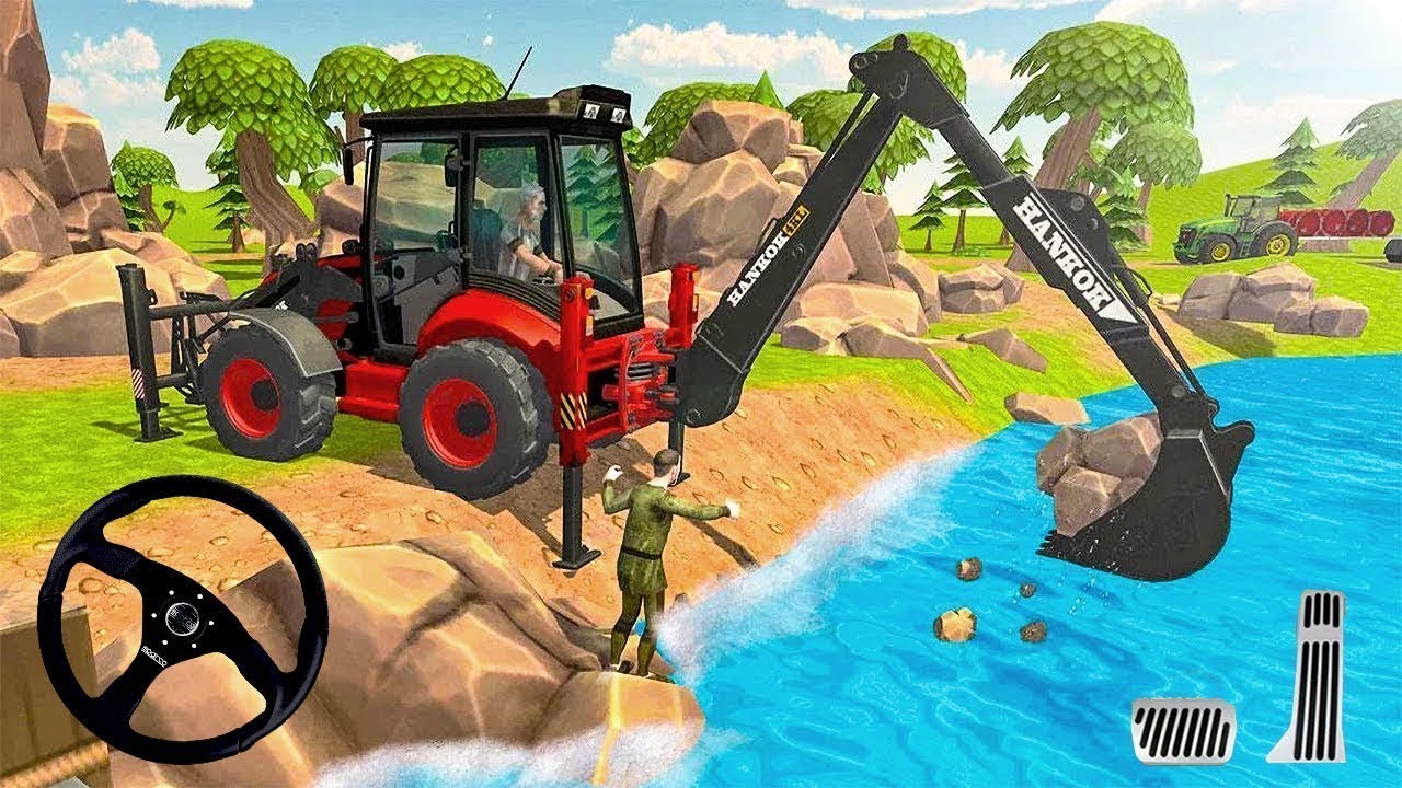 Juego de Carros para Niños - Tractores Camiones Excavadora ...