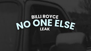 Billi Royce  No One Else new Leak