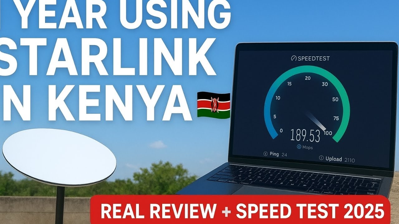 1 Year Using Starlink in Kenya   Real Review, Data Usage & Speed Test 2025