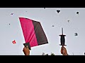 Pink and Black Colour Kite Flying | Kite Fighting From Rooftop #kiteflying #kitefighting #kites 