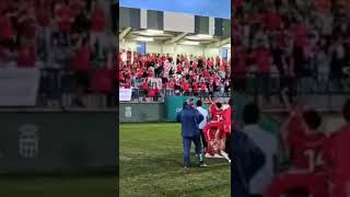 La afición del Turégano celebra su participación en la Copa del Rey
