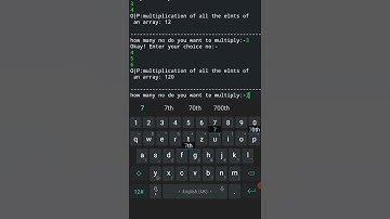 multiplication of numbers using array with scanner class || java|#coding ||#short || #codingjourney