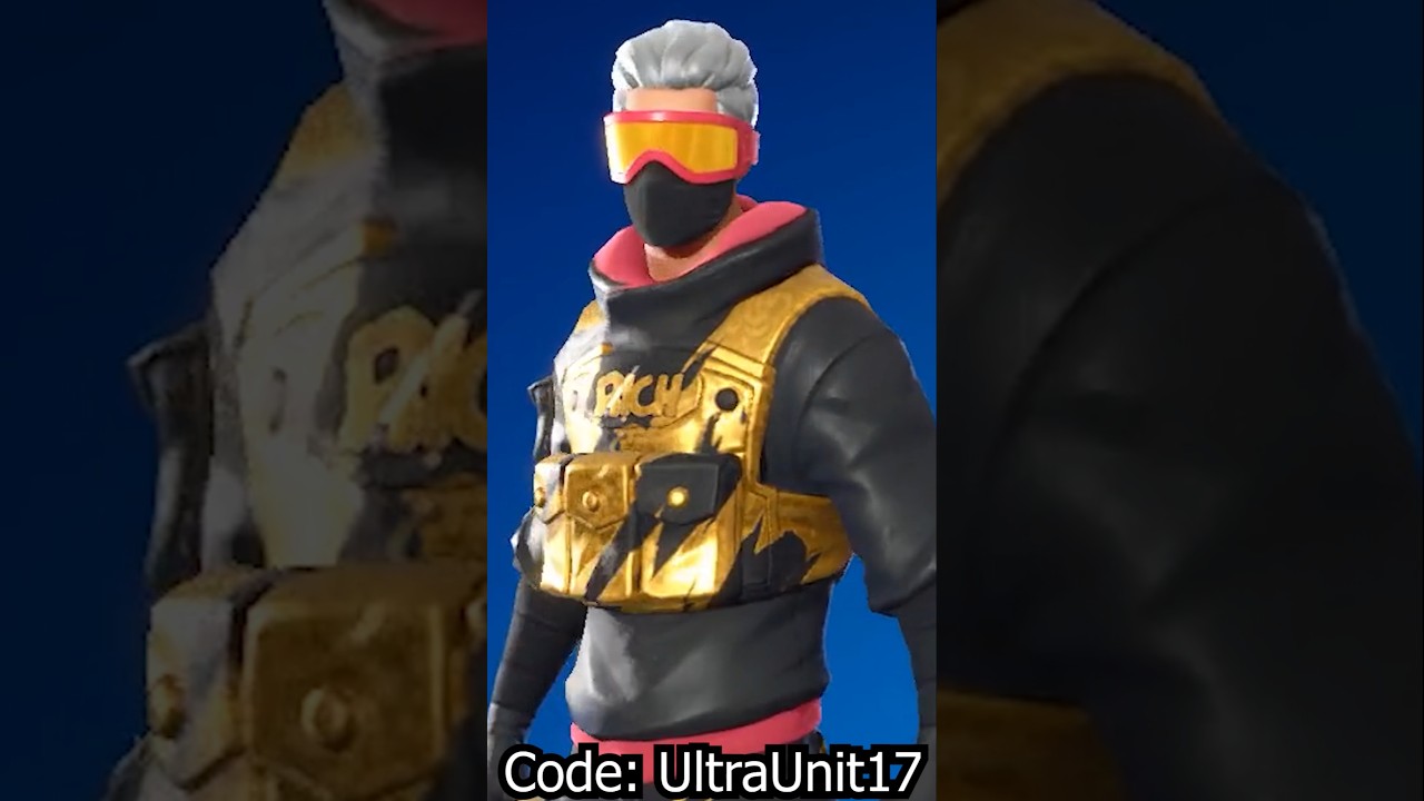 *NEW* Gilded Verge Skin - Fortnite Golden Tactical Set