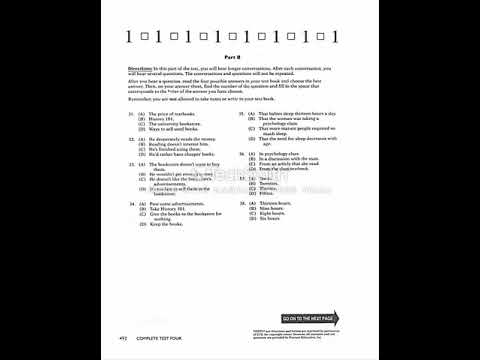 نموذج التعليم رقم 4 استماع 