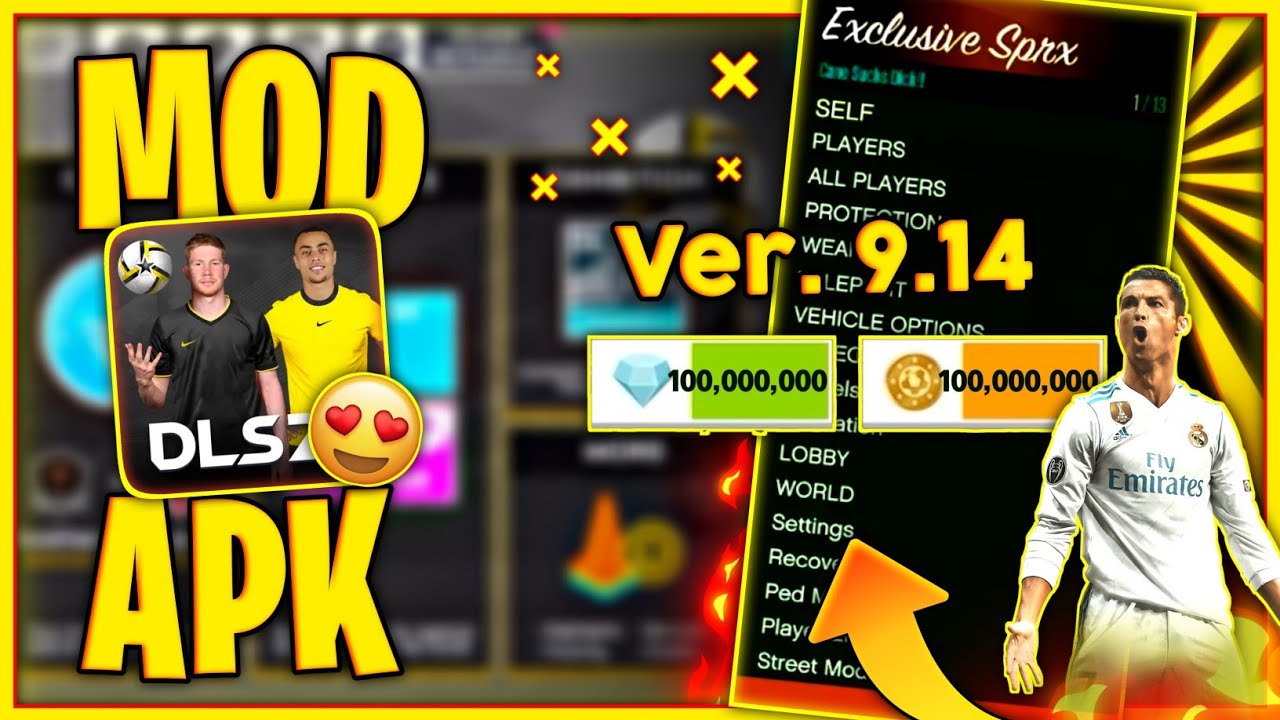 DLS 22 MOD APK 9.14 GAMEPLAY UNLIMITED COINS & DIAMONDS