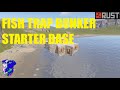 Double Walled Fish Trap Bunker 2x2 - Rust 2022 Duo+ Base Design
