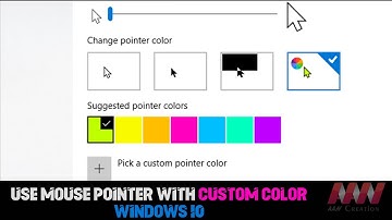 How to Use Mouse Pointer with Custom Color on Windows 10