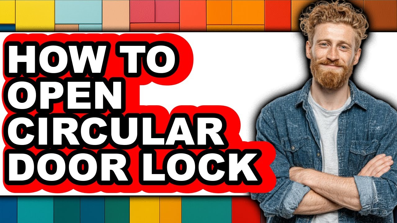 How to Open Circular Door Lock - Full Guide - YouTube