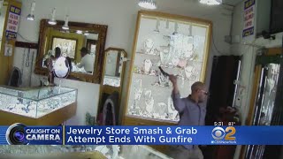Watch: Jewelry Store Smash And Grab Attempt