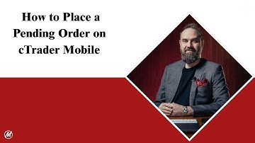 How to Place a Pending Order on cTrader Mobile