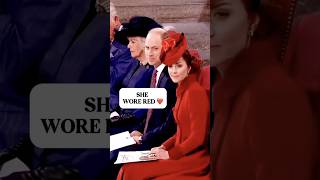 👑 She Wore Red ❤️ | A Beautiful Royal Moment