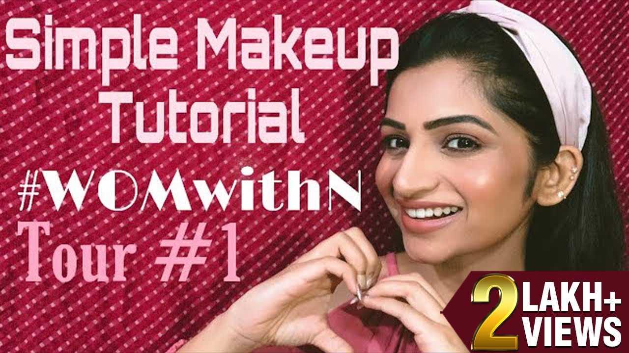 Simple Make up Tutorial World Of Makeup with Nakshathra WOMwithN